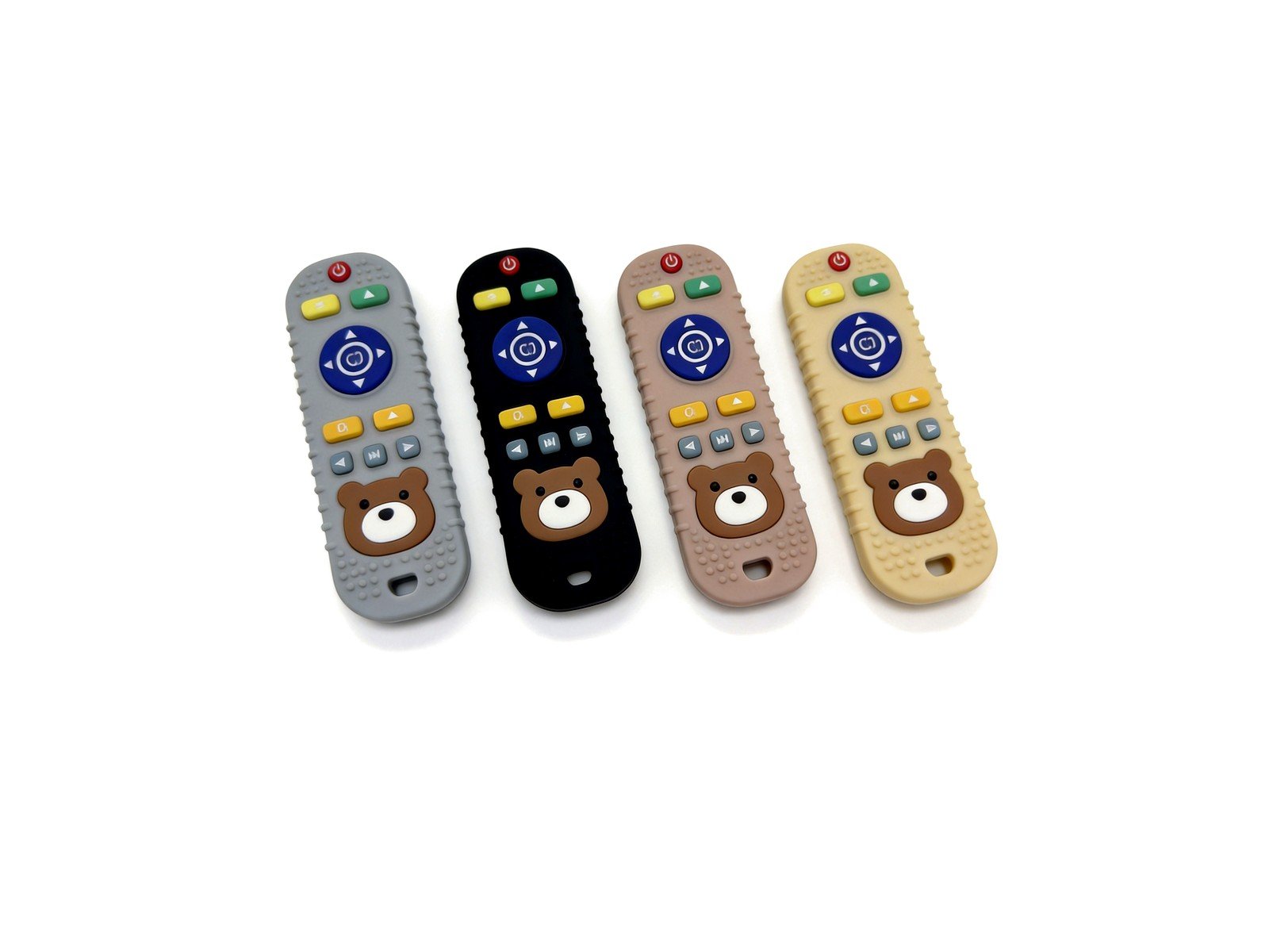 Novelty silicone remote control with soft tactile body
