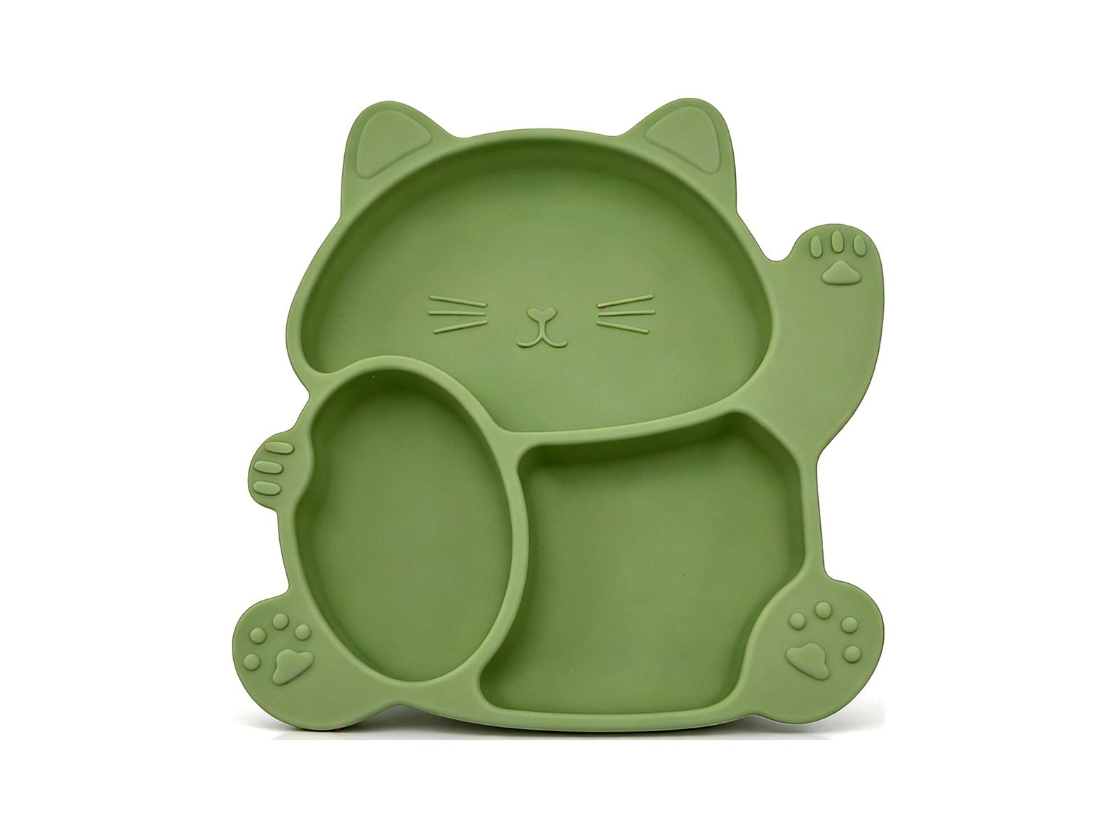 BPA-free silicone baby tableware and feeding sets in six colours
